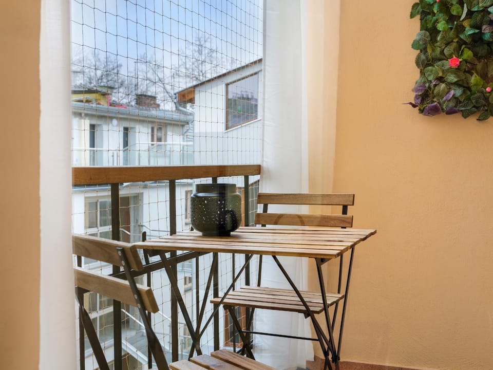 Silent blue apartment / Kochanowskigo St Apartment in Krakow
