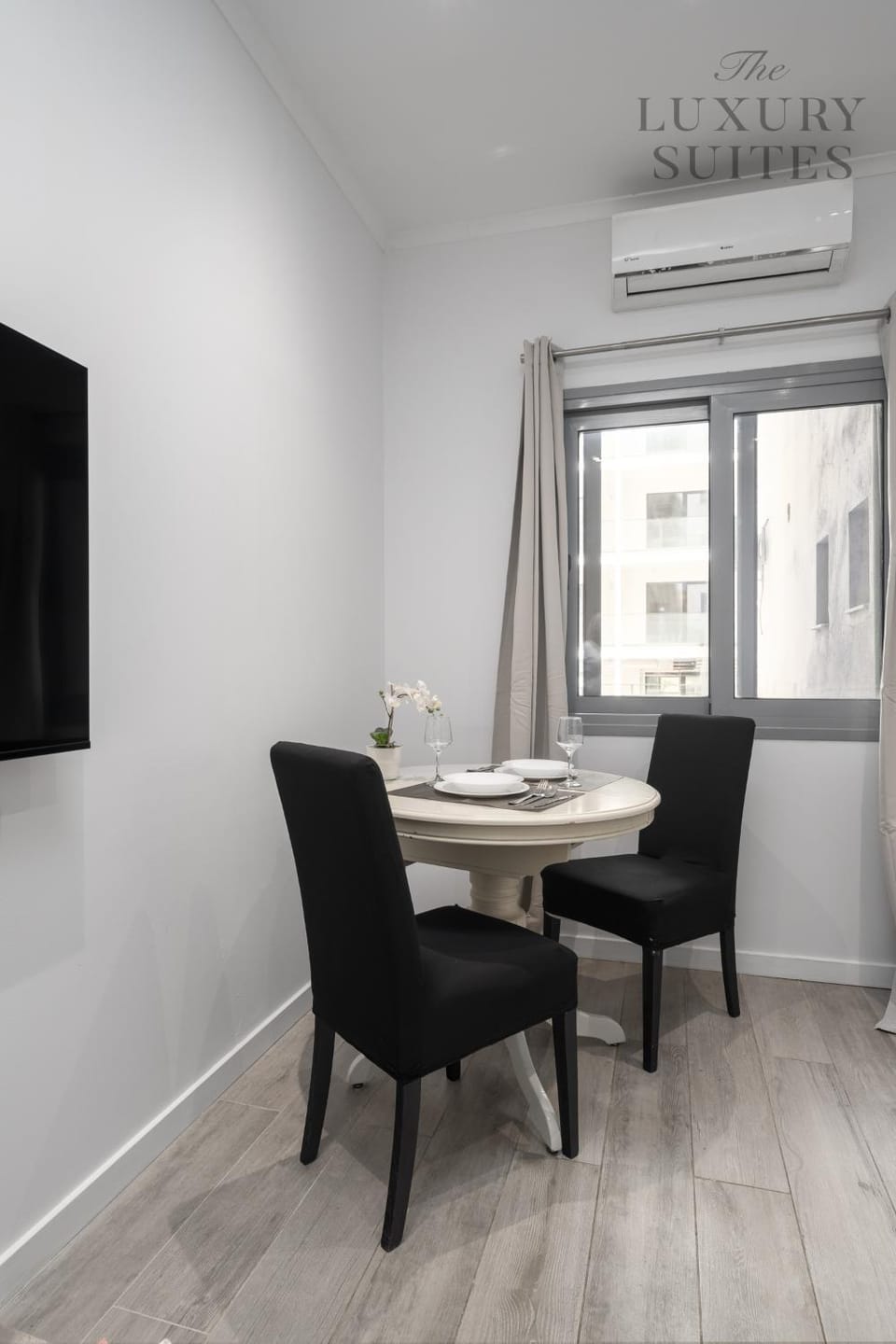 Dining area, air conditioner