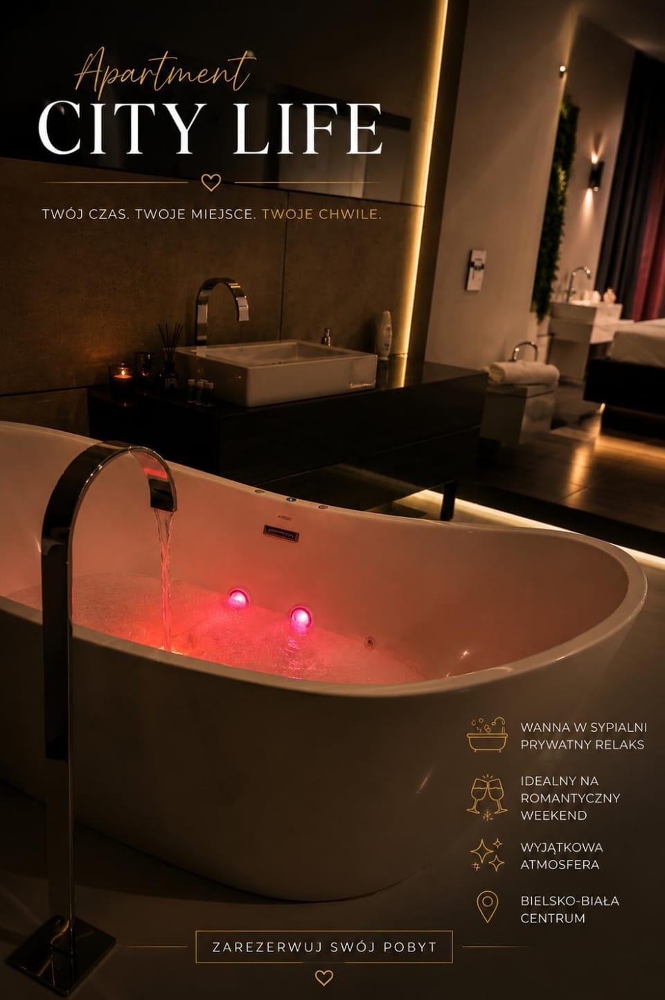 Apartament z jacuzzi City Life Centrum Apartment in Poland