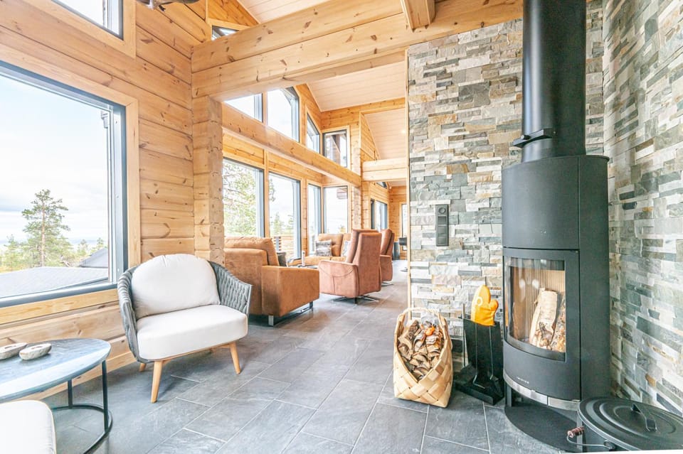 Levillas Luxury Chalet Utsu Aurora Villa in Lapland