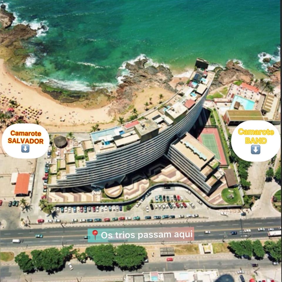 Apartamento beira mar localizado no Ondina Apart Apartment in Salvador