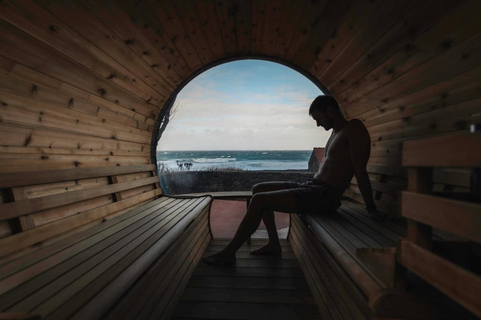Natural landscape, Sauna, Sea view