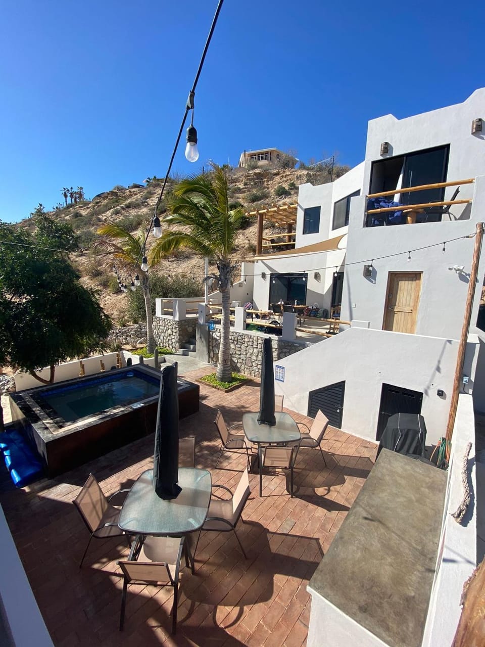 Patio, BBQ facilities, Hot Tub, Balcony/Terrace