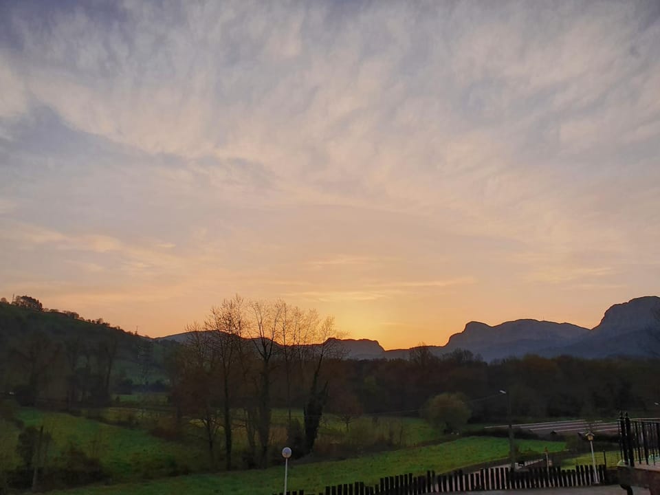 Natural landscape, Mountain view, Sunset