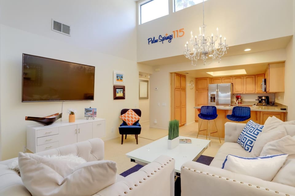 Resort Amenities: Updated Palm Springs Villa House in Palm Springs