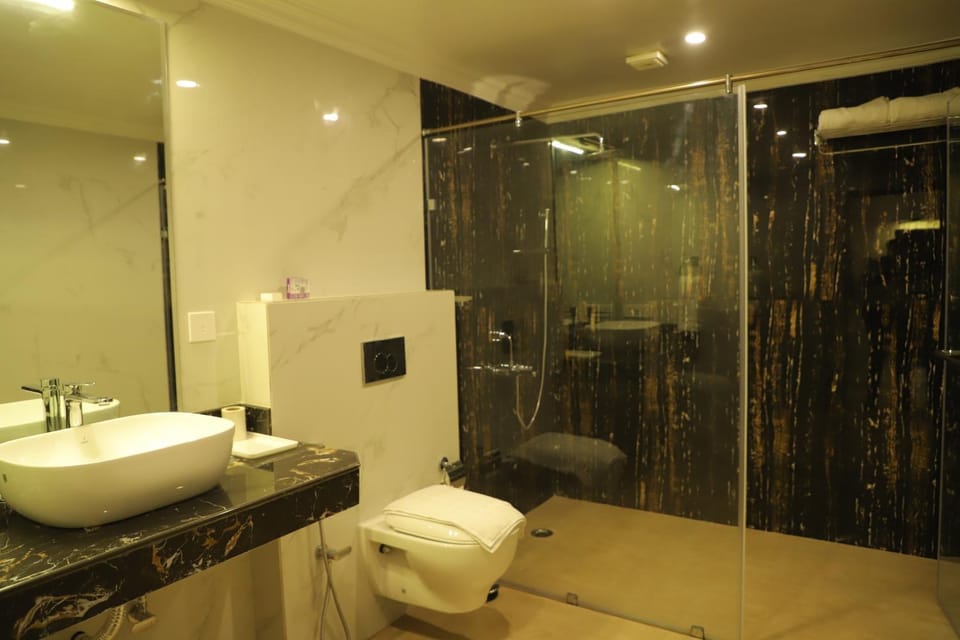 Shower, Toilet, Bathroom, towels