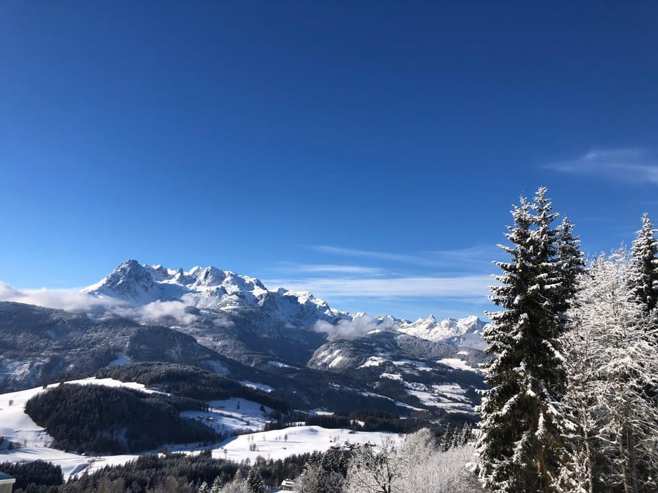 Day, Winter, Mountain view