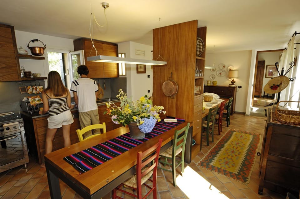 Kitchen or kitchenette, group of guests