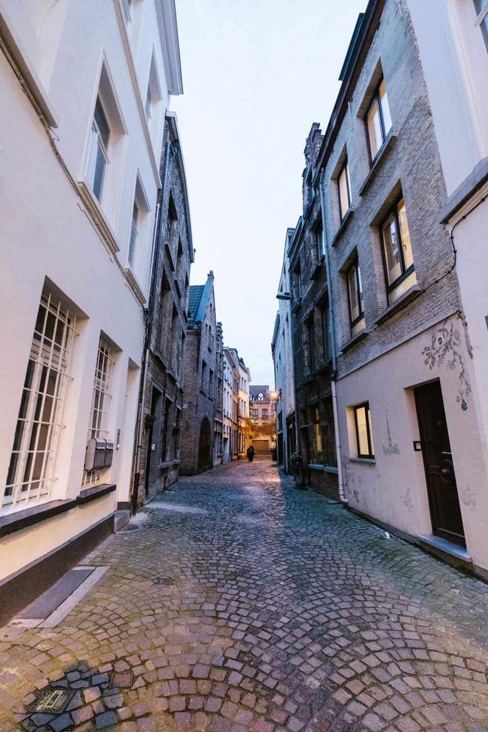 Property building, Night, Street view