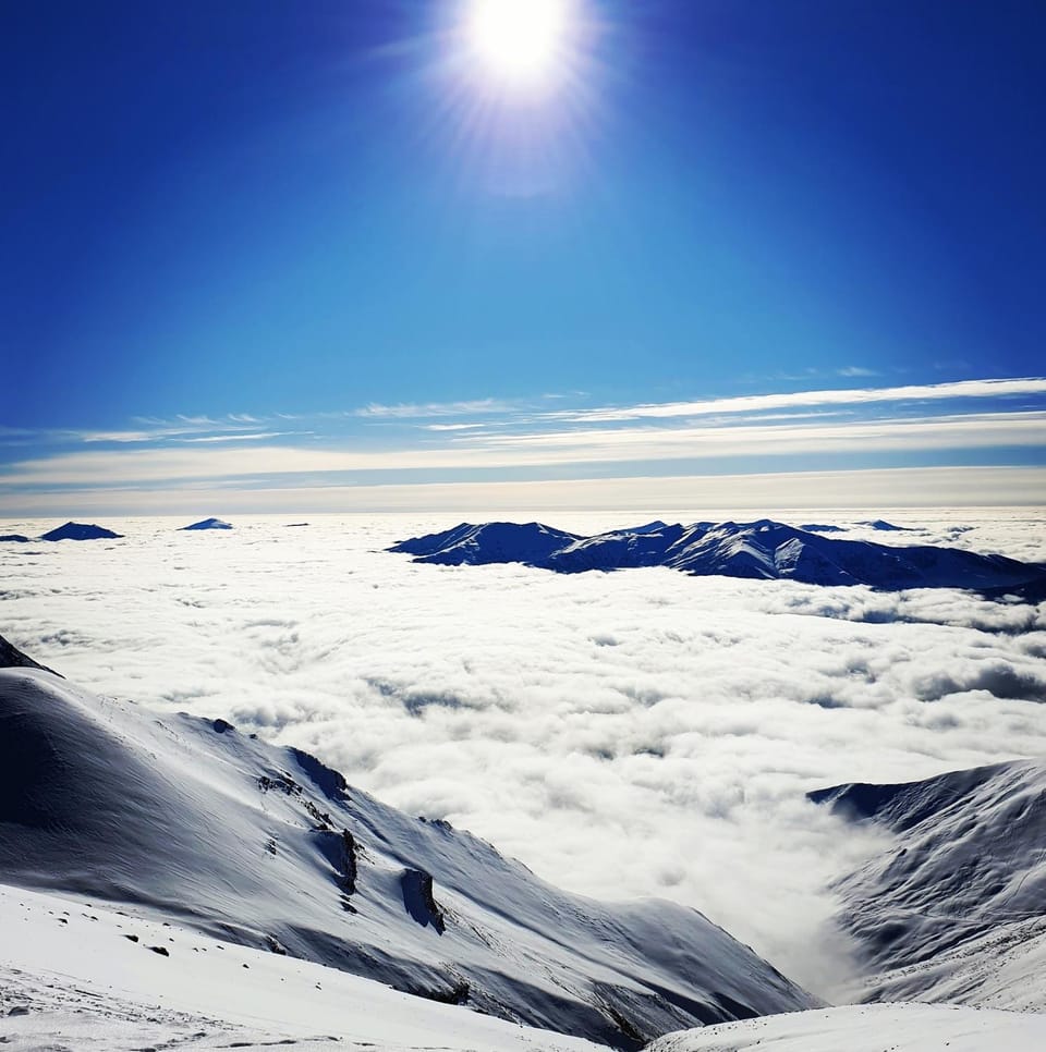 Winter, Mountain view
