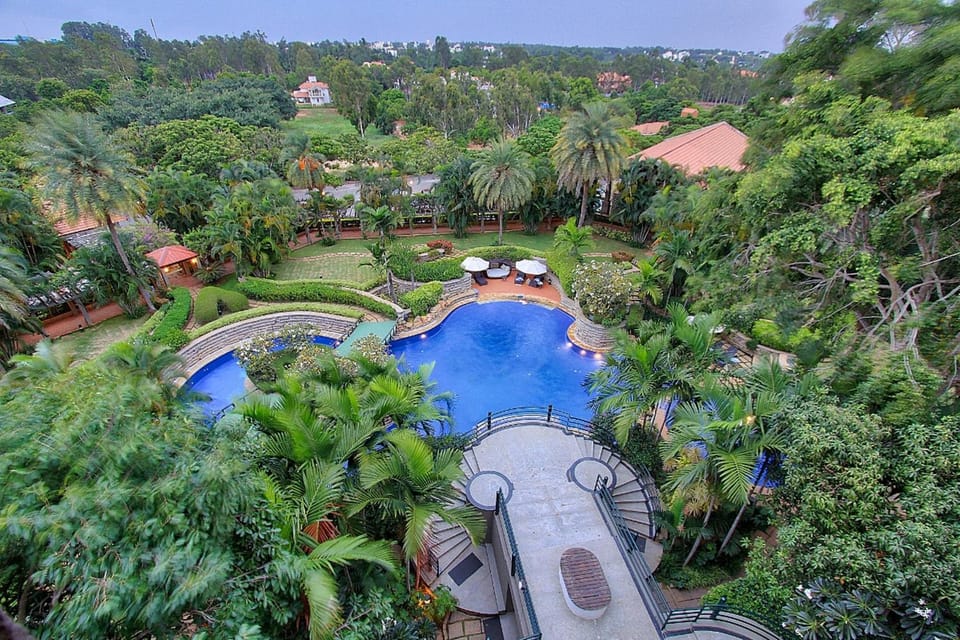 Bird's eye view, Pool view
