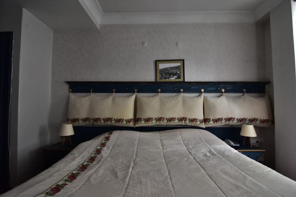Shower, Toilet, Bed, Bathroom, TV and multimedia, Coffee/tea facilities, Decorative detail, Seating area, Bedroom, Street view, cot