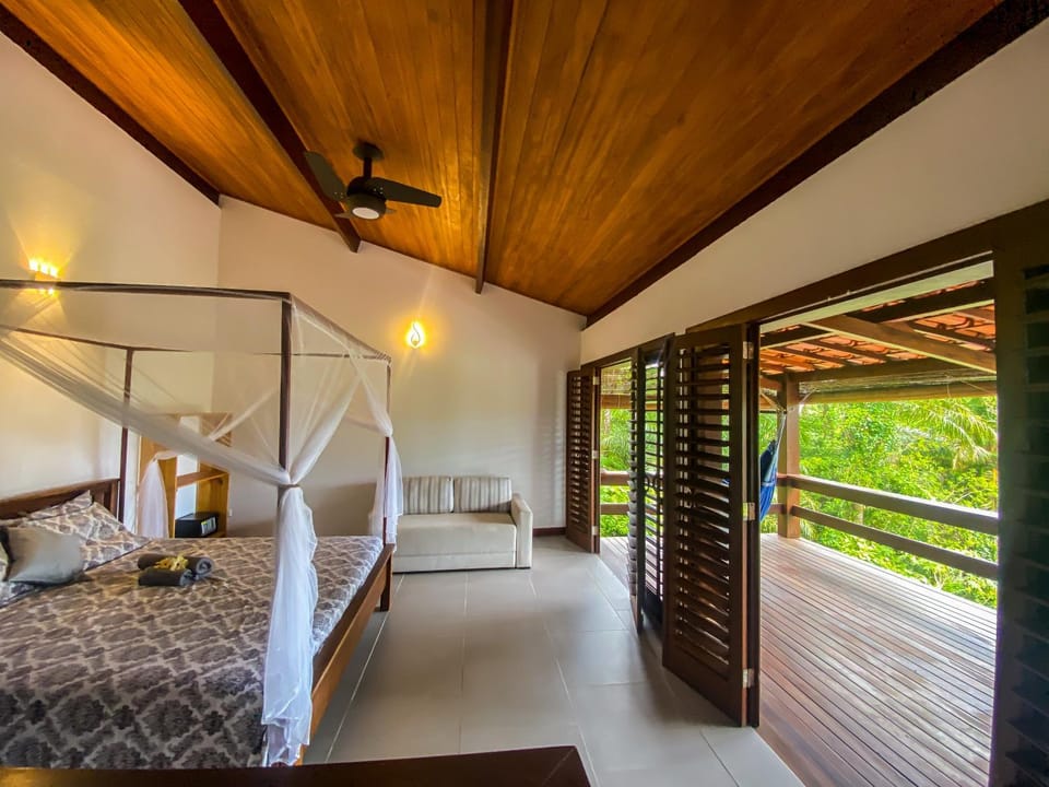Bed, View (from property/room), Balcony/Terrace, Photo of the whole room, Bedroom
