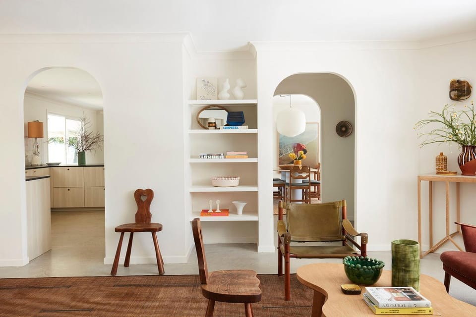 Kitchen or kitchenette, Living room, Decorative detail, Dining area