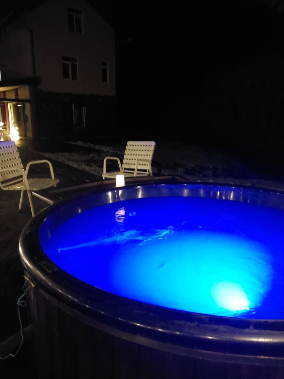 Night, Hot Tub