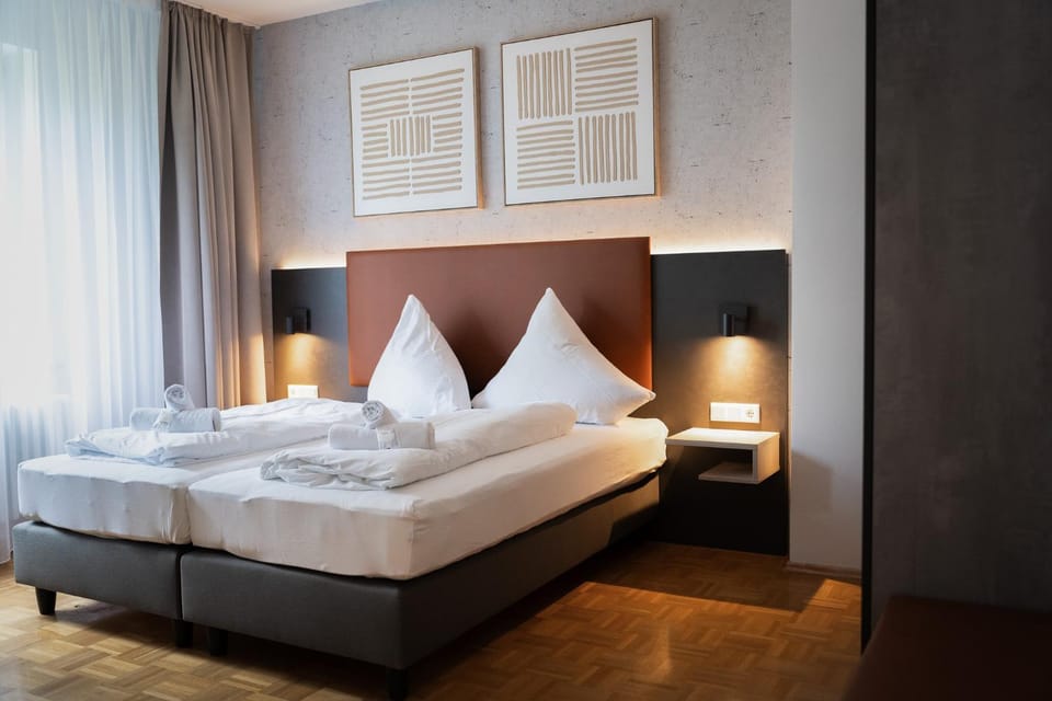 Bed, Photo of the whole room, Bedroom, towels, wardrobe