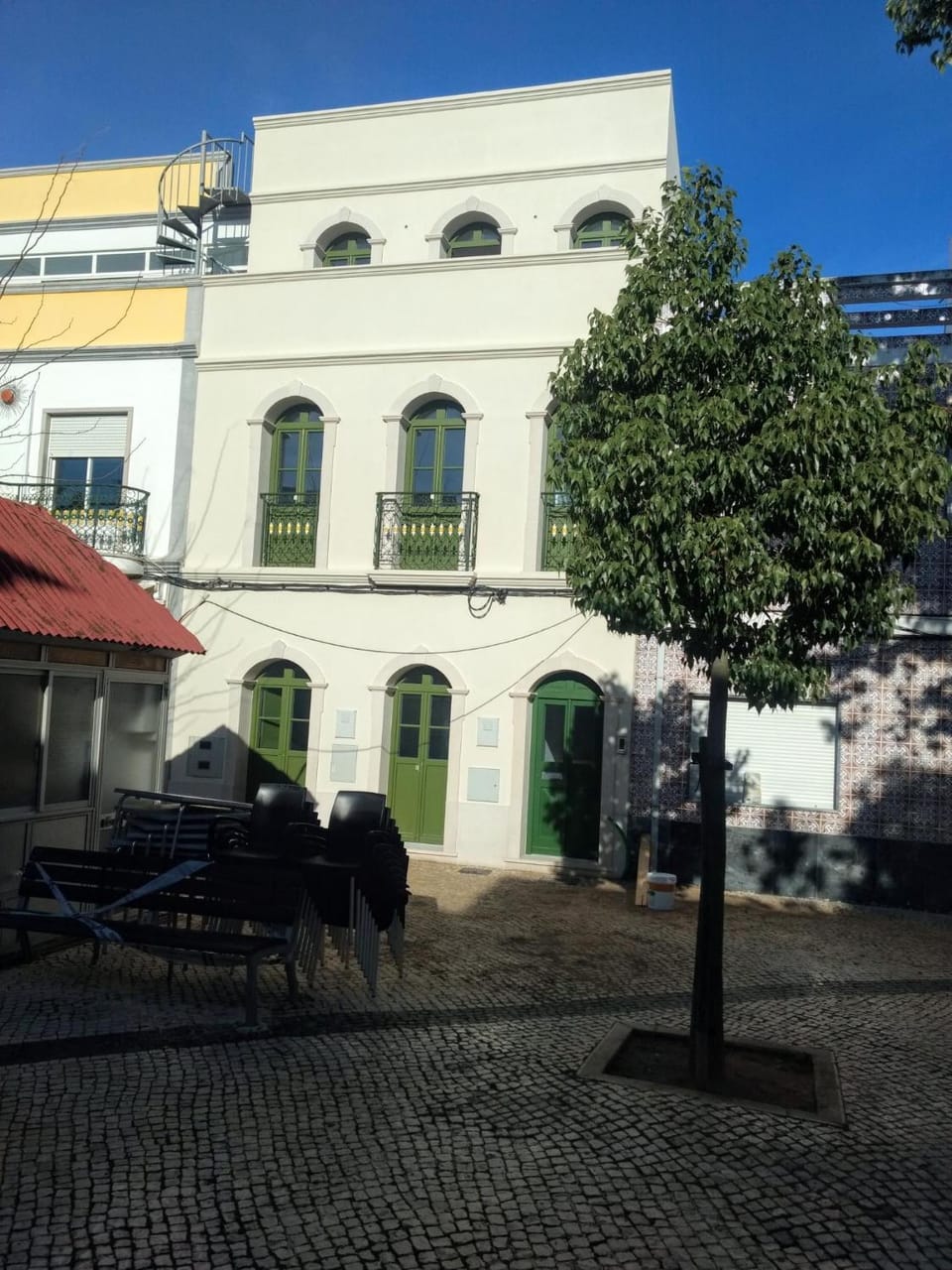 Property building, Patio