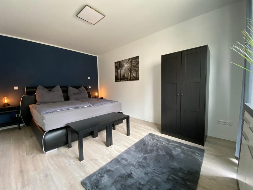 Bed, Photo of the whole room, Bedroom, wardrobe