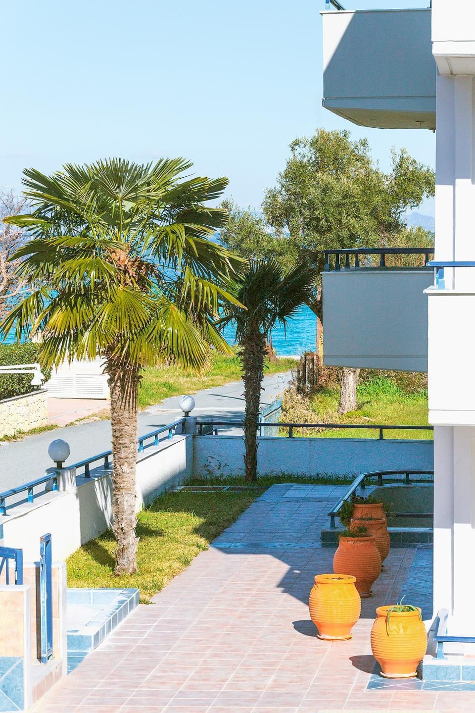 Garden, Sea view