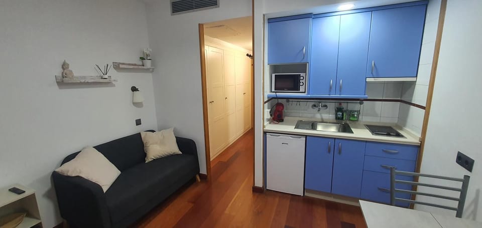 Kitchen or kitchenette, Living room, Dining area