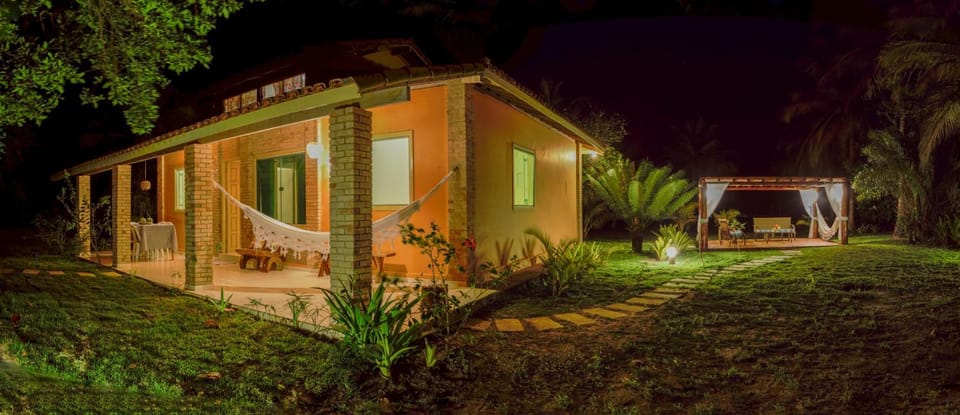 Night, Garden, Garden view