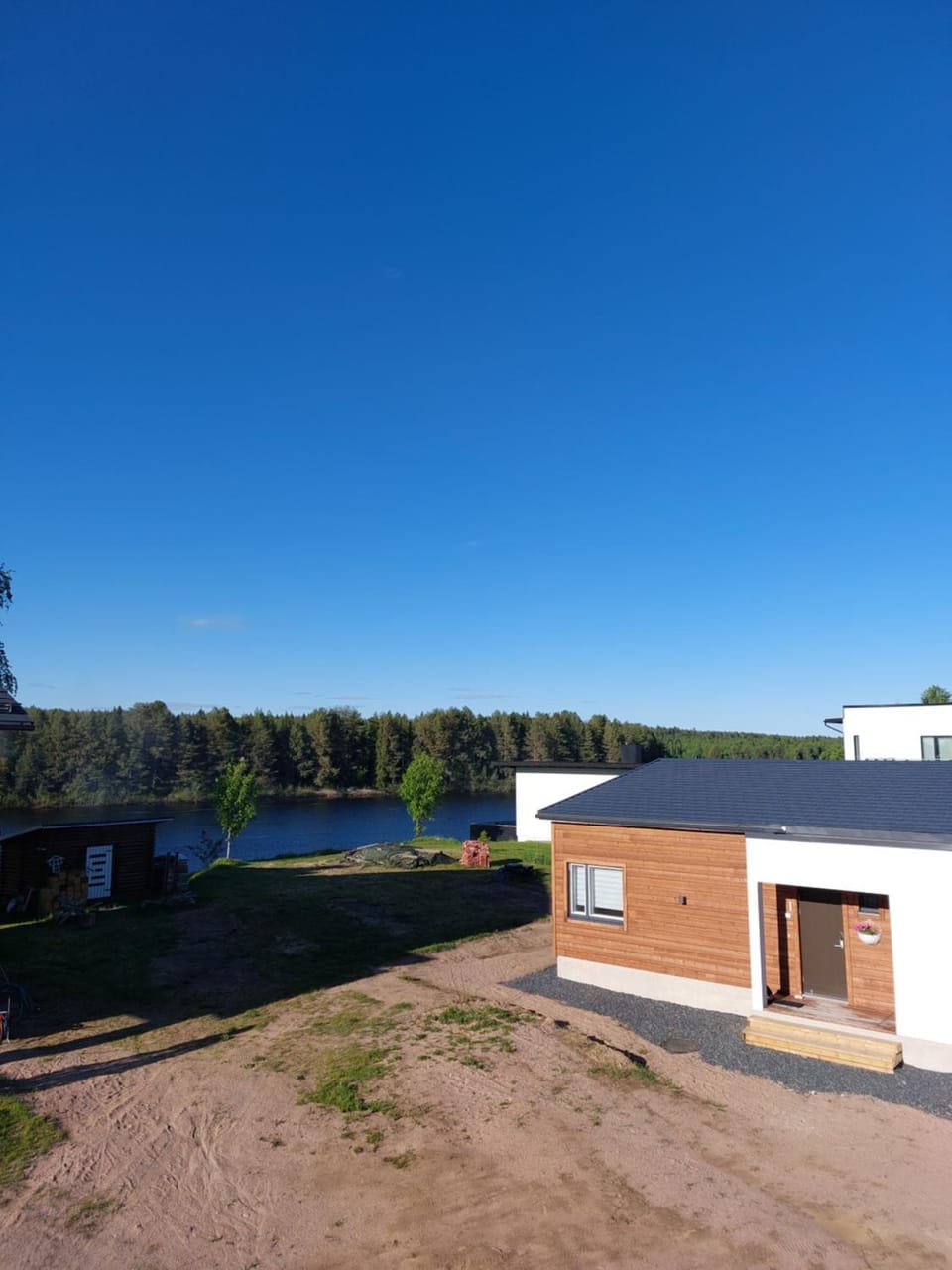 Property building, Day, River view