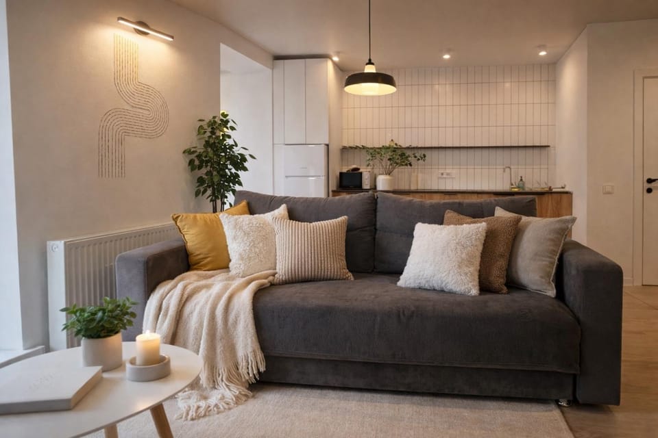 Modern Studio City Center дуже затишно! Netflix Apartment in Ukraine
