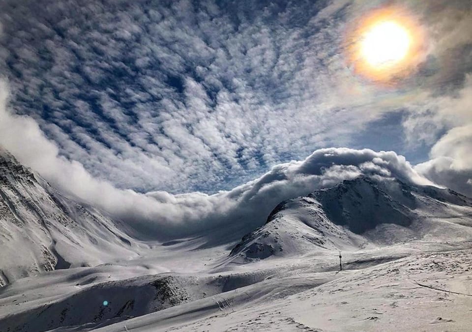 Natural landscape, Winter, Hiking