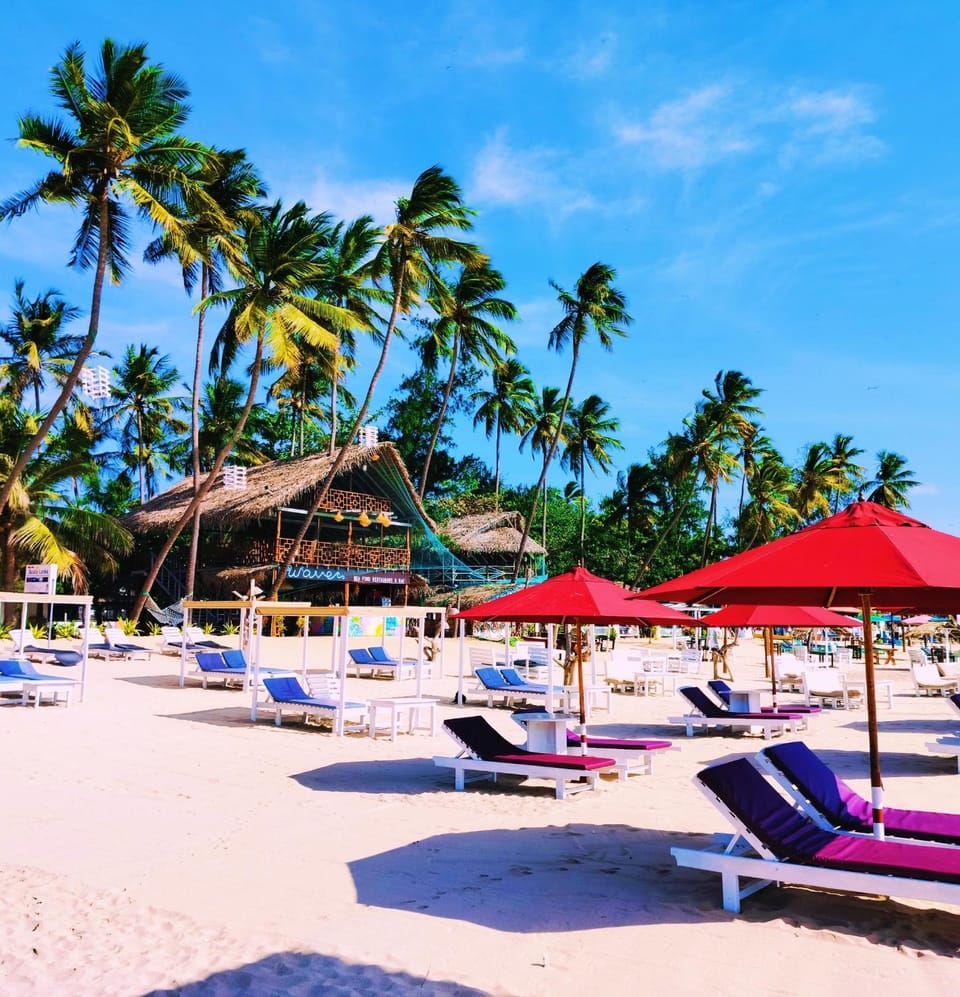 Day, Natural landscape, Beach, Sea view, sunbed