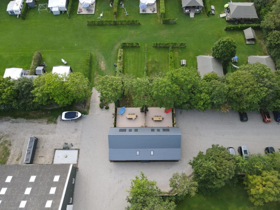 Property building, Bird's eye view, Garden view