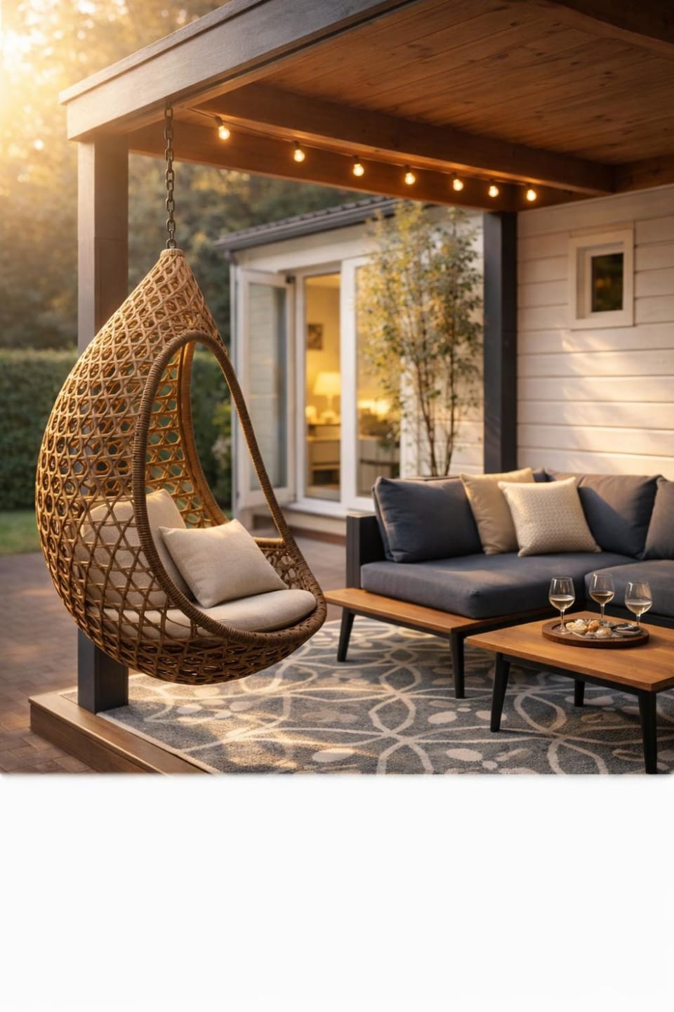 Property building, Garden, Balcony/Terrace, Seating area