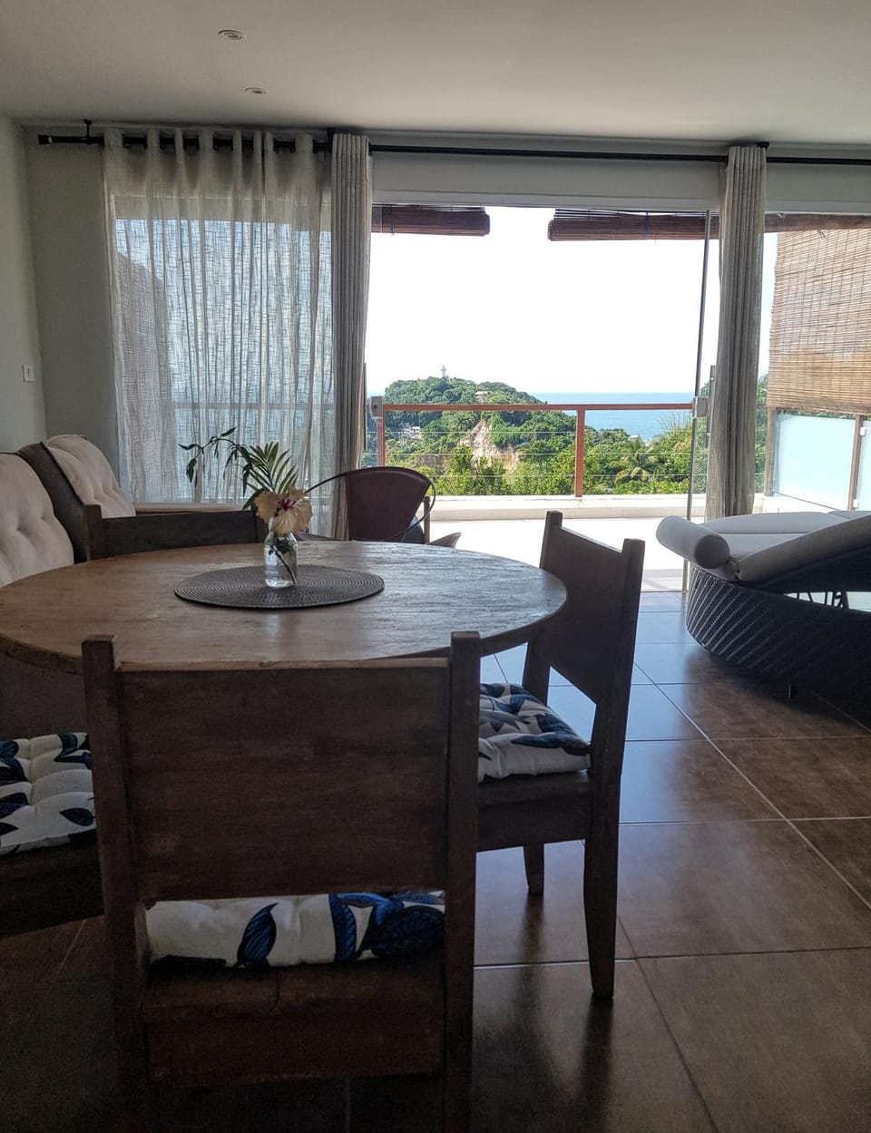 Living room, Dining area, Sea view
