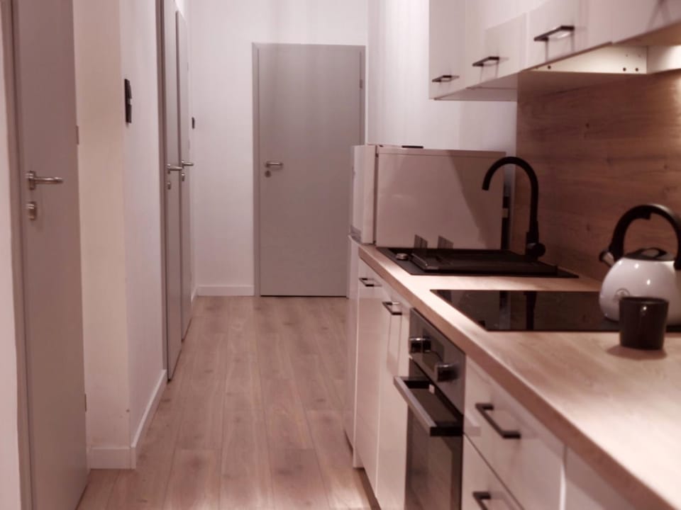 Communal kitchen, stove