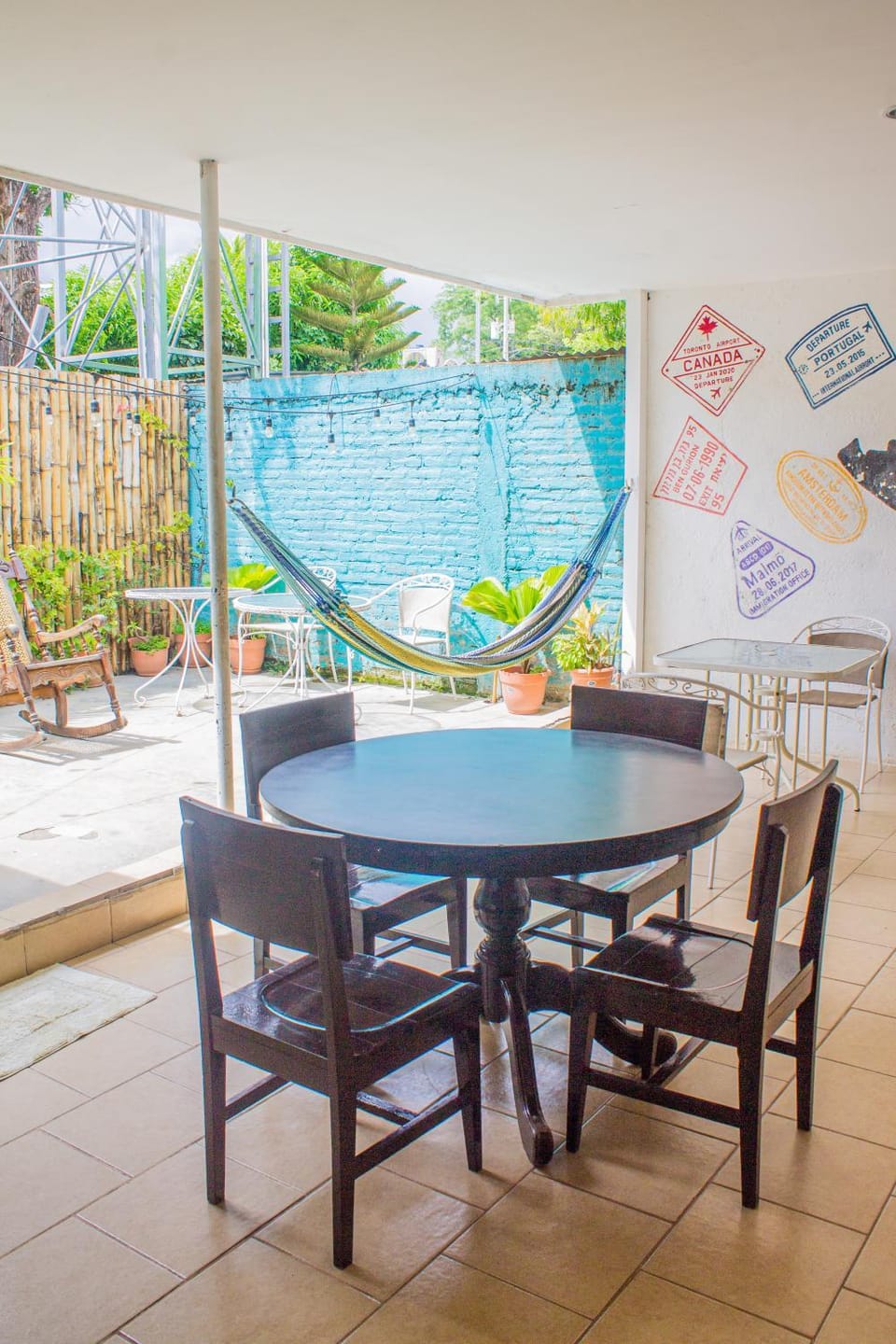 Patio, Dining area