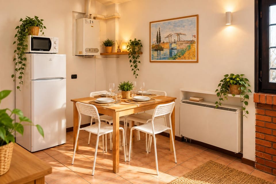 Kitchen or kitchenette, Living room