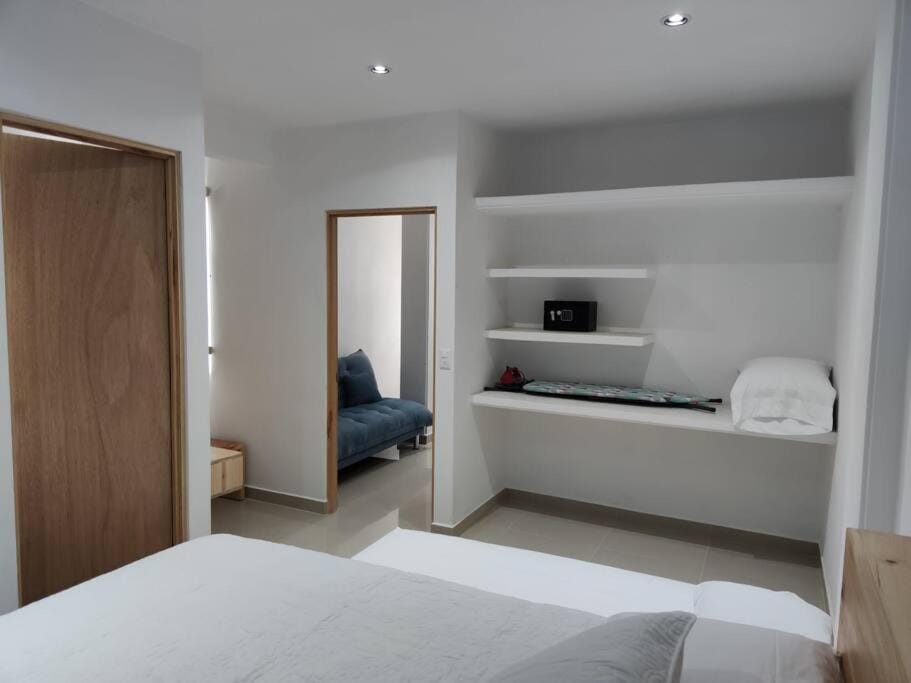 Bed, Photo of the whole room, Bedroom, wardrobe
