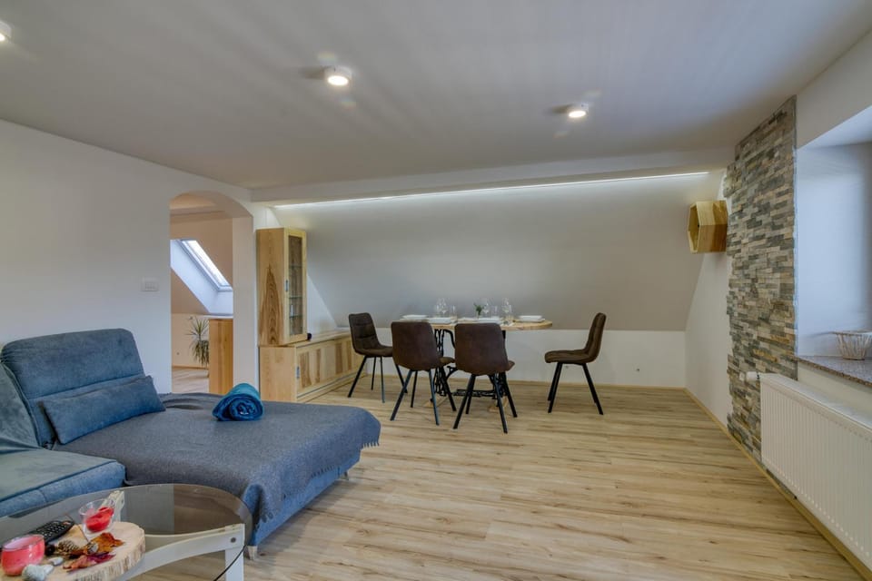 Living room, Seating area, Dining area