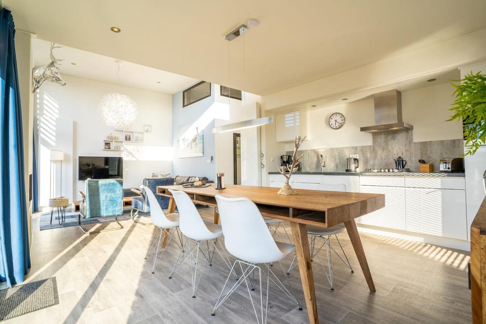 Lifestyle Cube mit Dachterrasse Meerblick und Strand House in Biddinghuizen