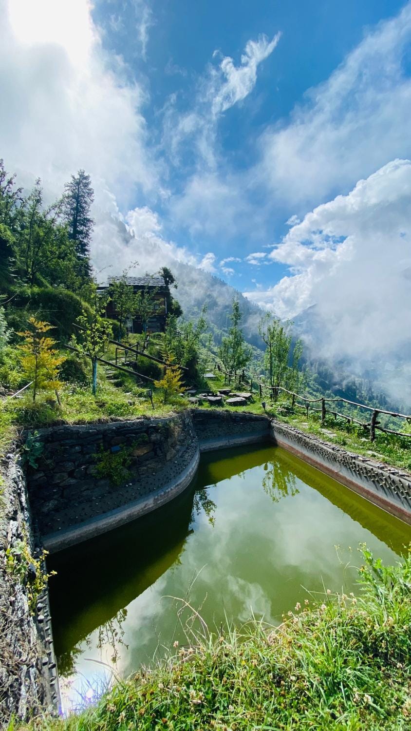 Day, Natural landscape, Garden, Mountain view