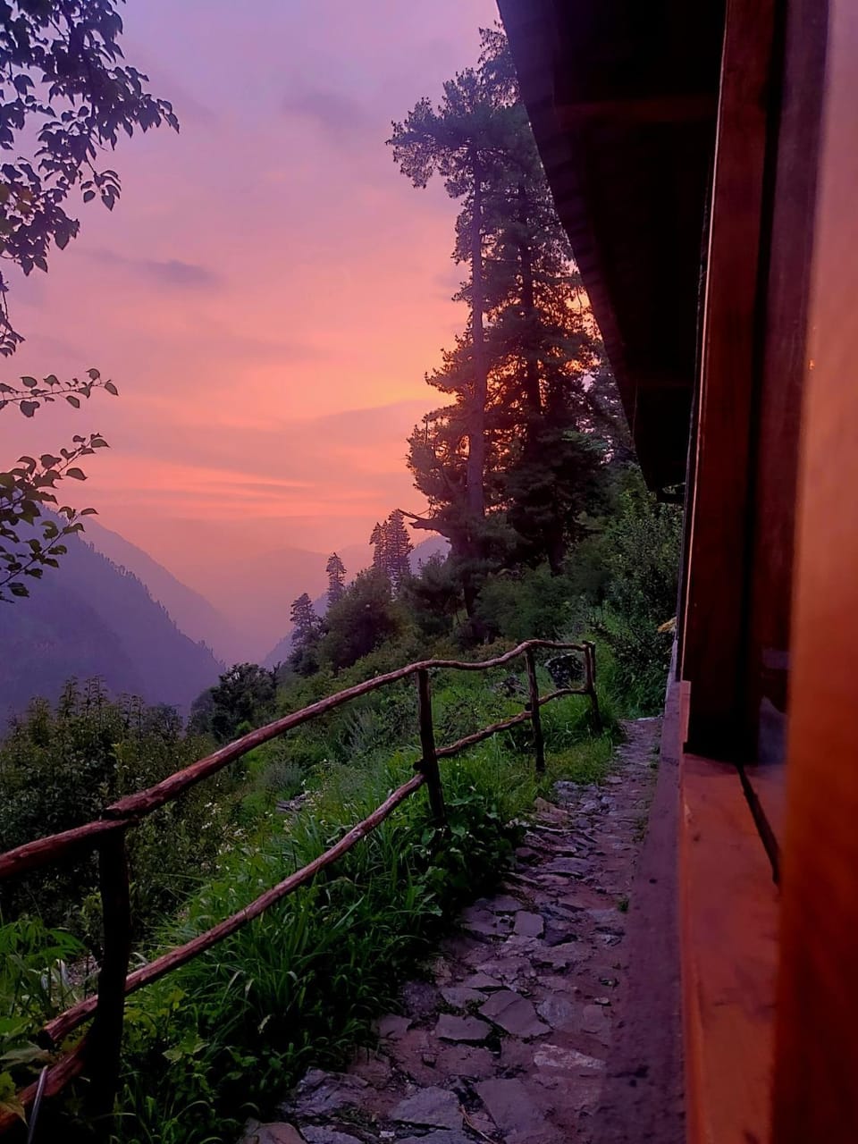 Natural landscape, Mountain view, Sunrise, Sunset