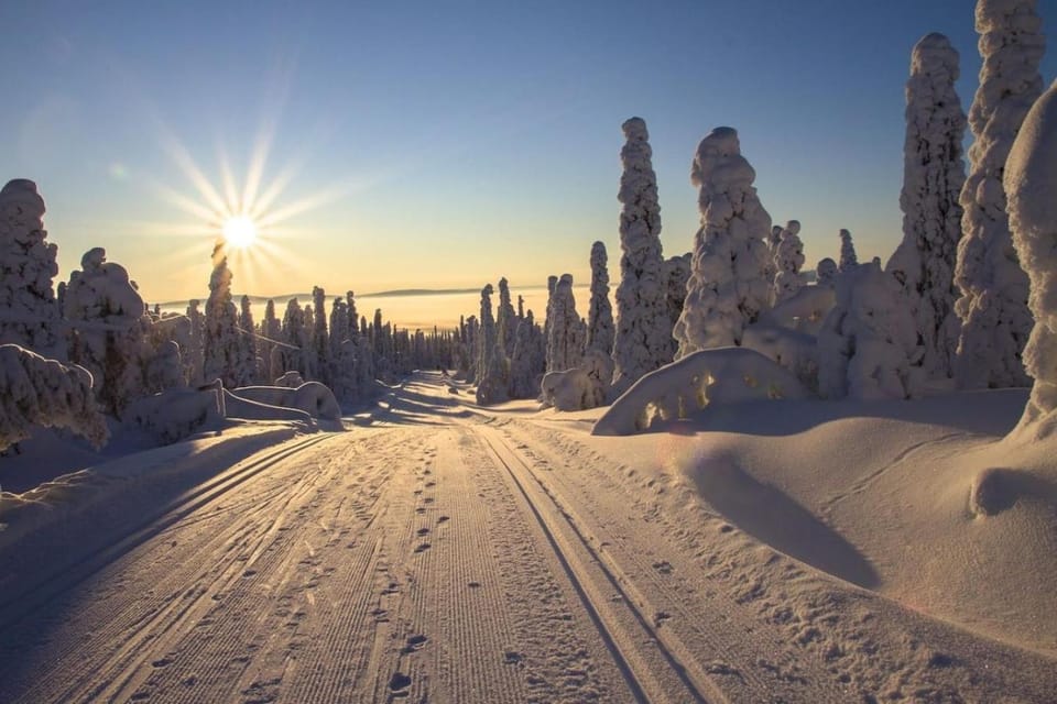 Nearby landmark, Day, Natural landscape, Winter, Mountain view, Sunrise, Sunset