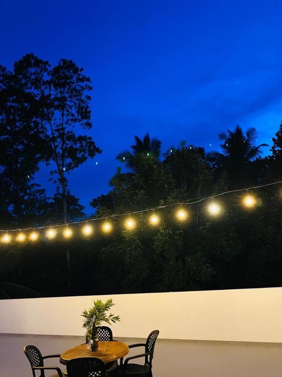 Night, View (from property/room), Balcony/Terrace