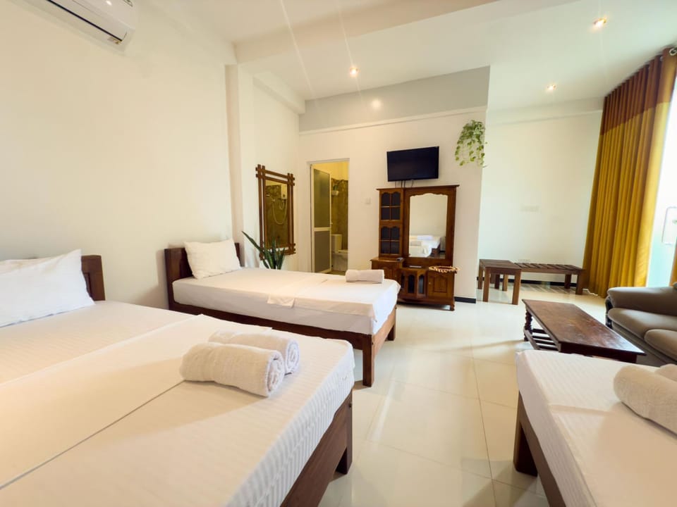 Bed, Bedroom, air conditioner