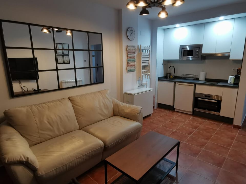 Kitchen or kitchenette, Living room, Dining area