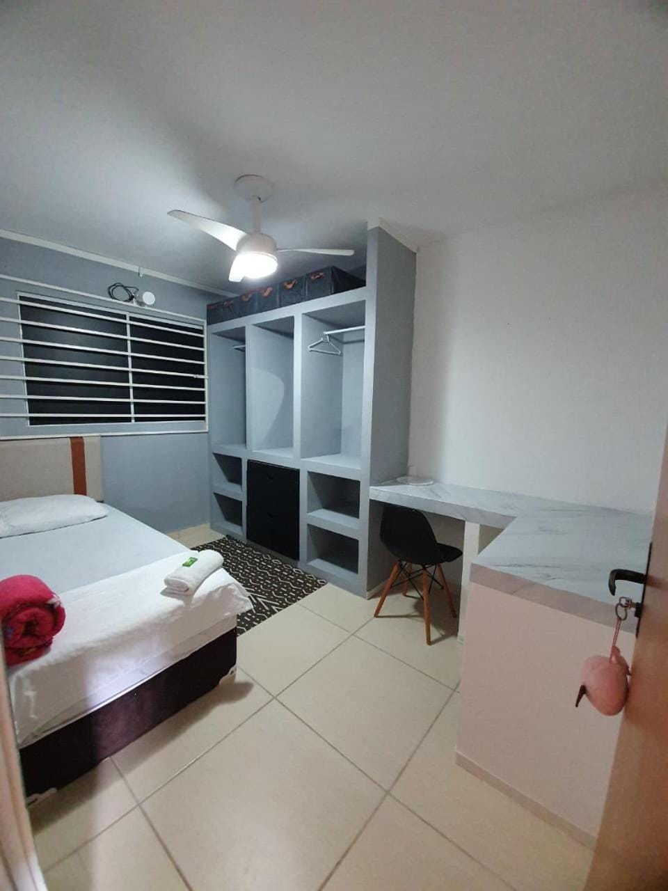 Bed, Photo of the whole room, Bedroom, wardrobe