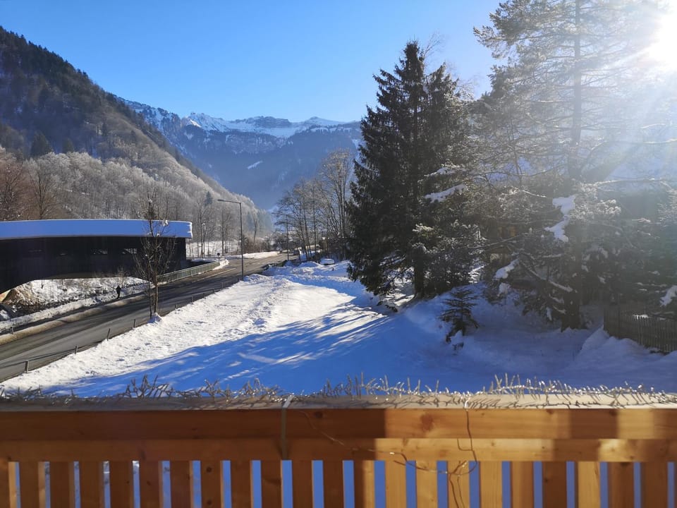 Natural landscape, Winter, Mountain view