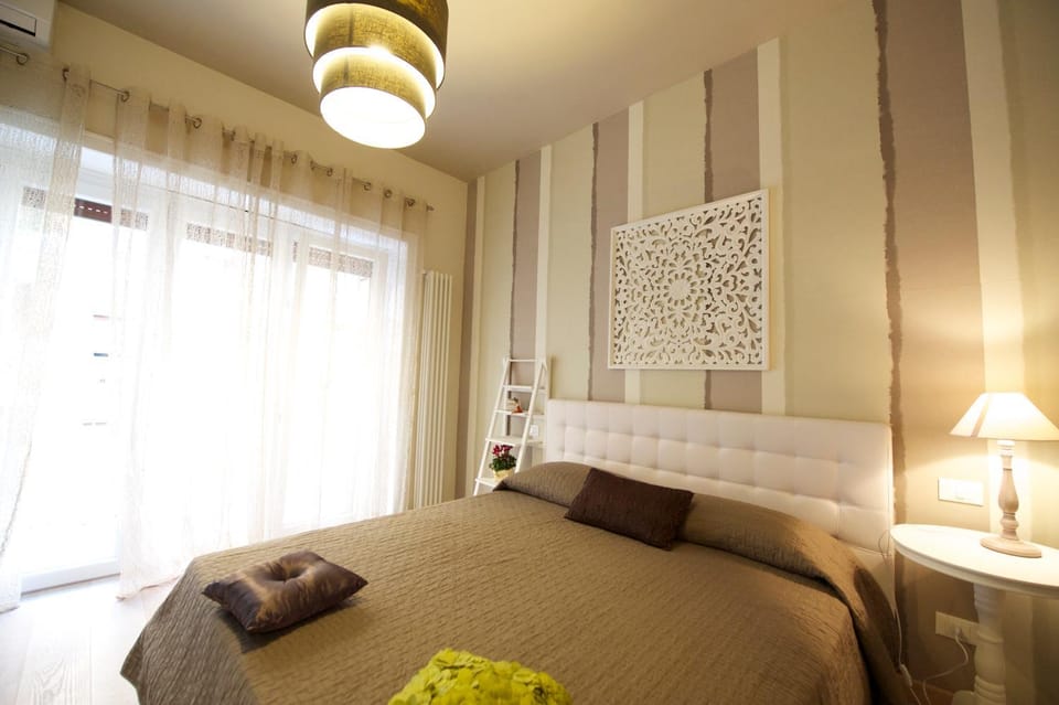 Spring, Bed, Day, Balcony/Terrace, Photo of the whole room, Decorative detail, Bedroom