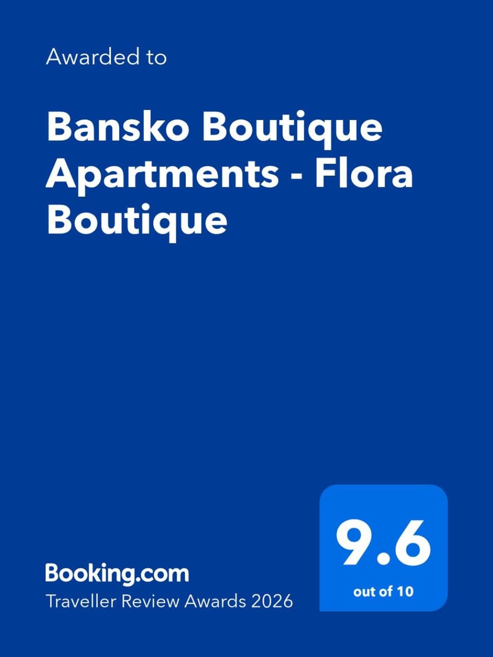 Bansko Boutique Apartments - Flora Boutique Apartment in Blagoevgrad Province