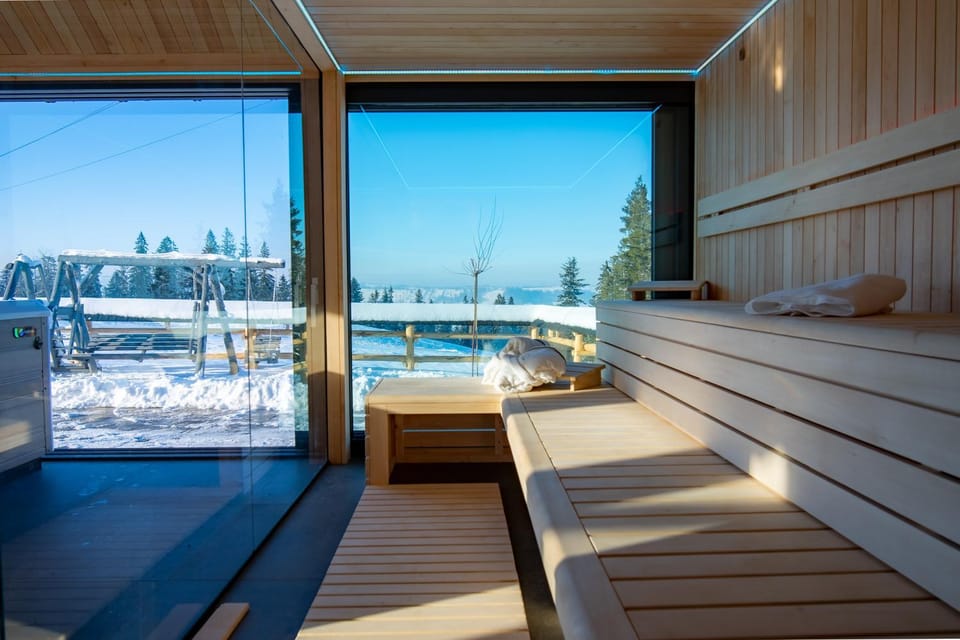 Sauna, View (from property/room), Spa and wellness centre/facilities, Seating area