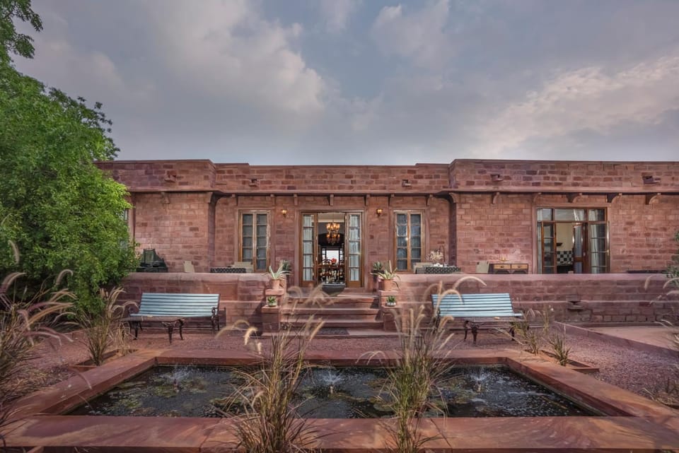Property building, Seating area, Garden view
